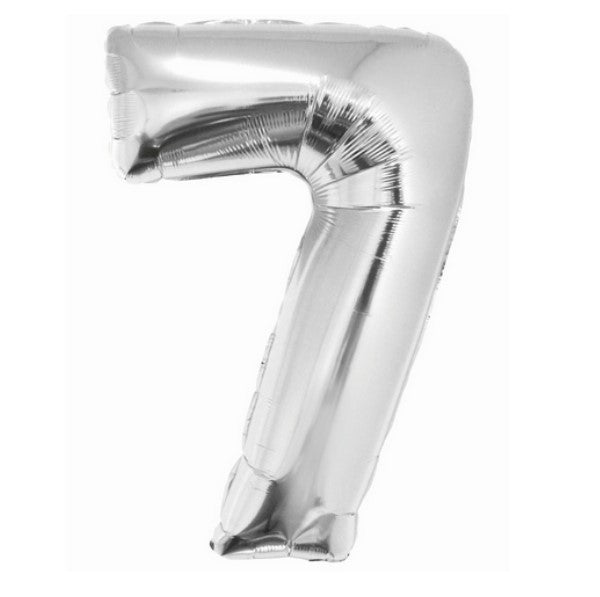 Folienzahlen ca.76cm silber