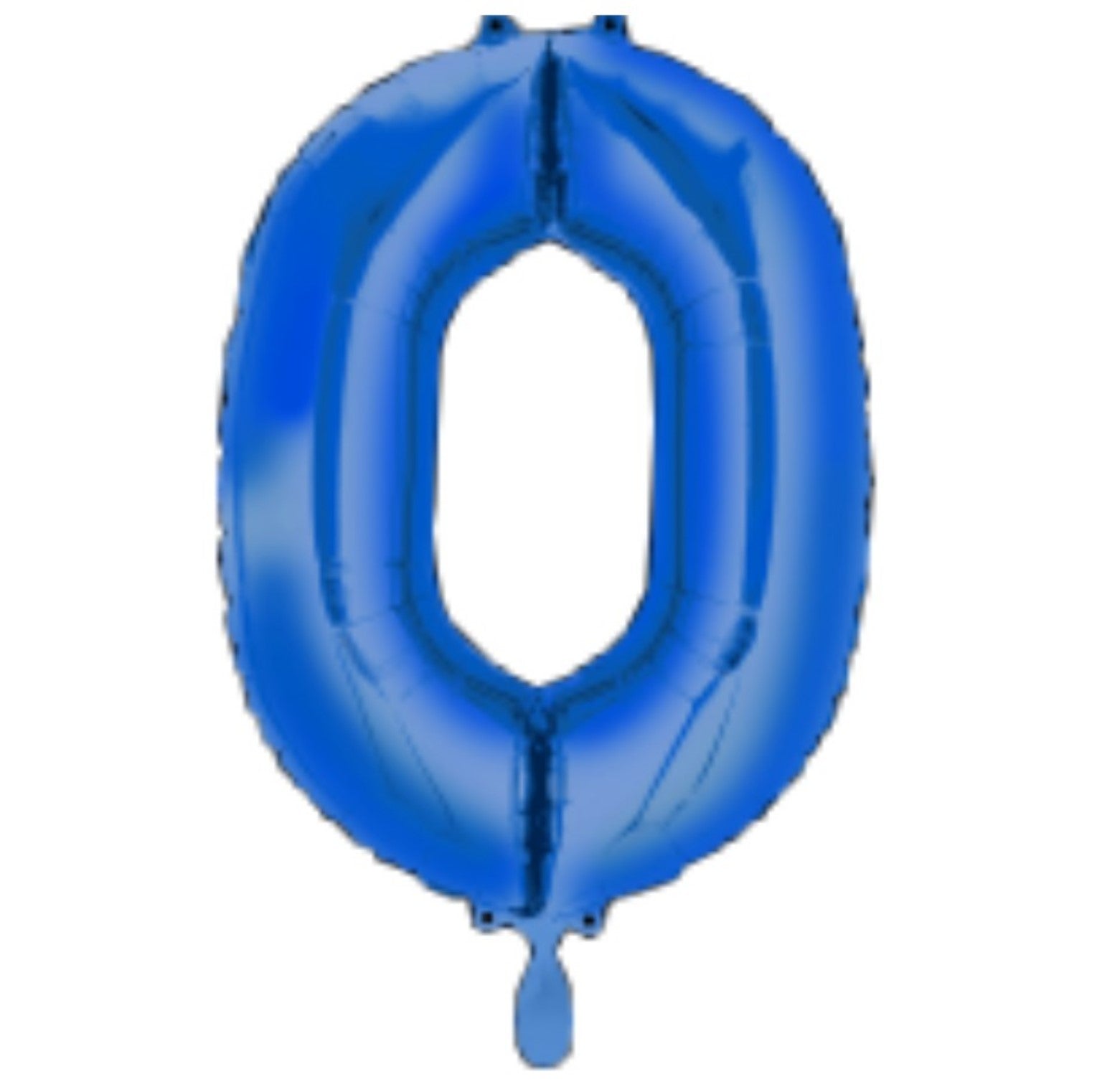 Zahl 0 Blau XL