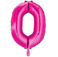 Zahl 0 pink XL