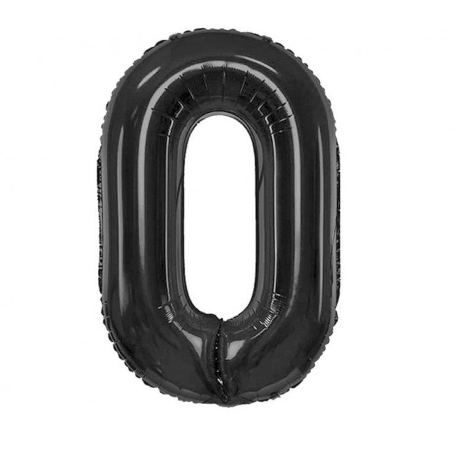 Zahl 0 schwarz XXL
