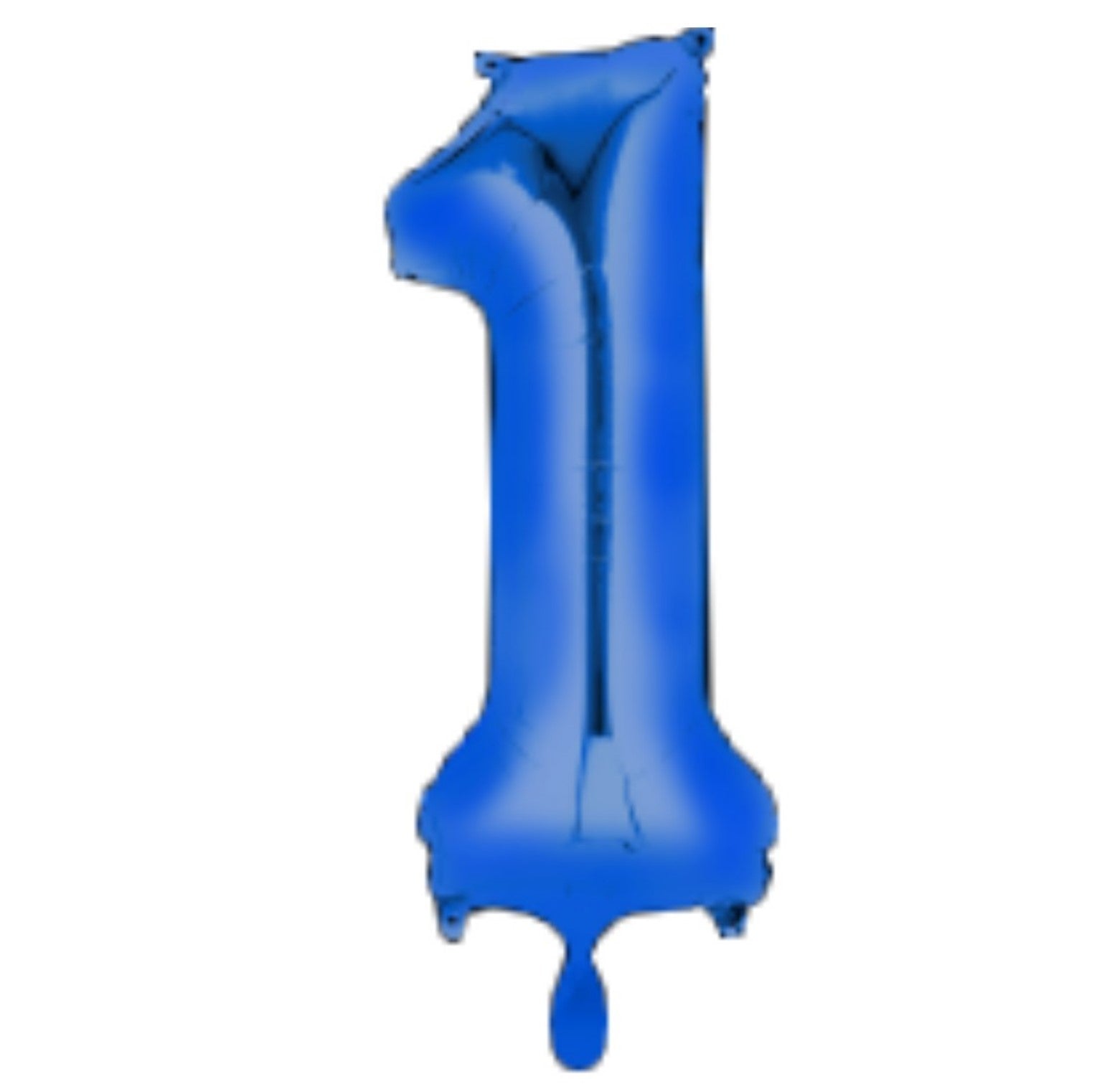 Zahl 1 blau XL