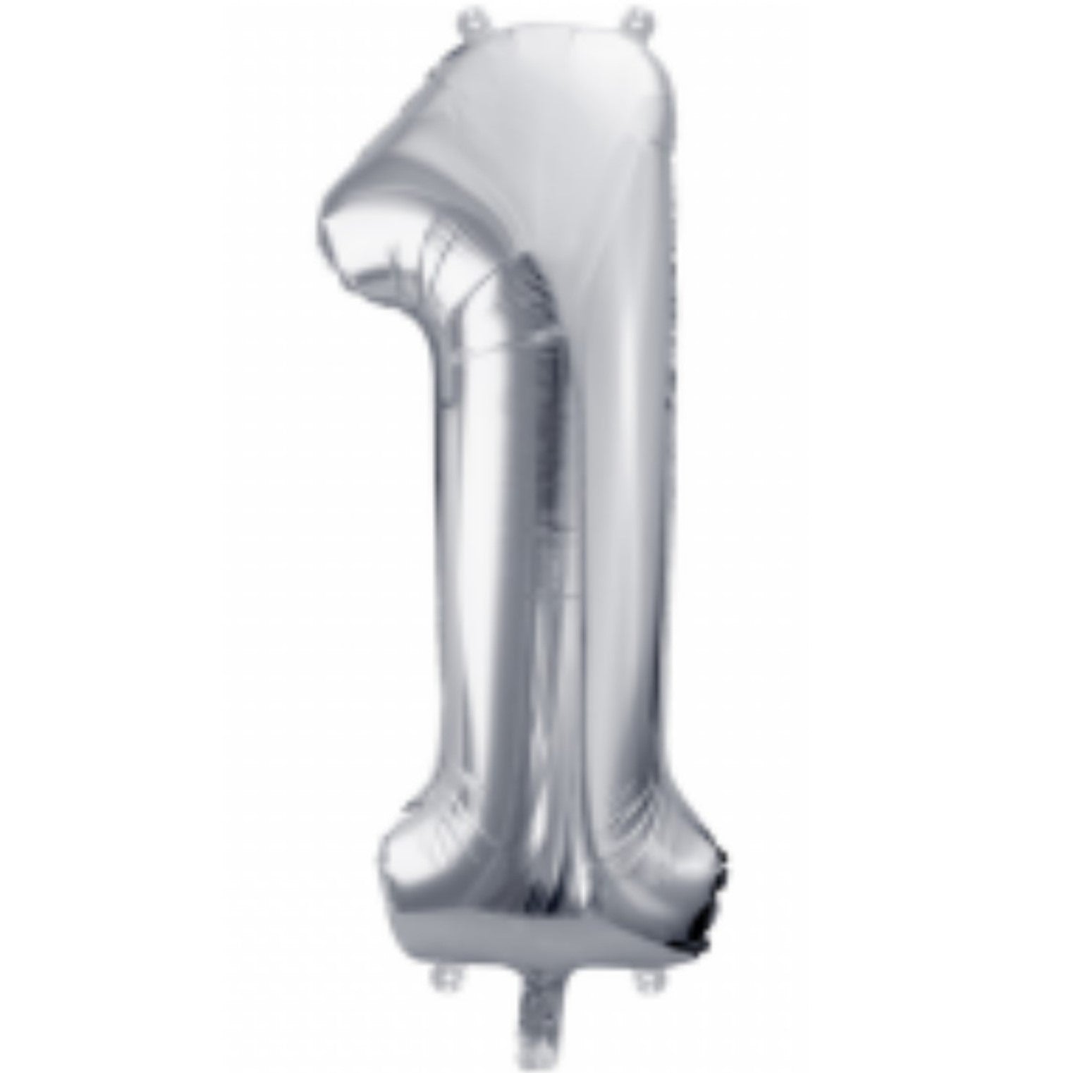 Zahl 1 silber 66cm EU