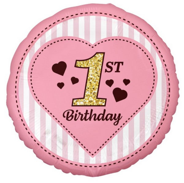1ter Geburtstag Herz
