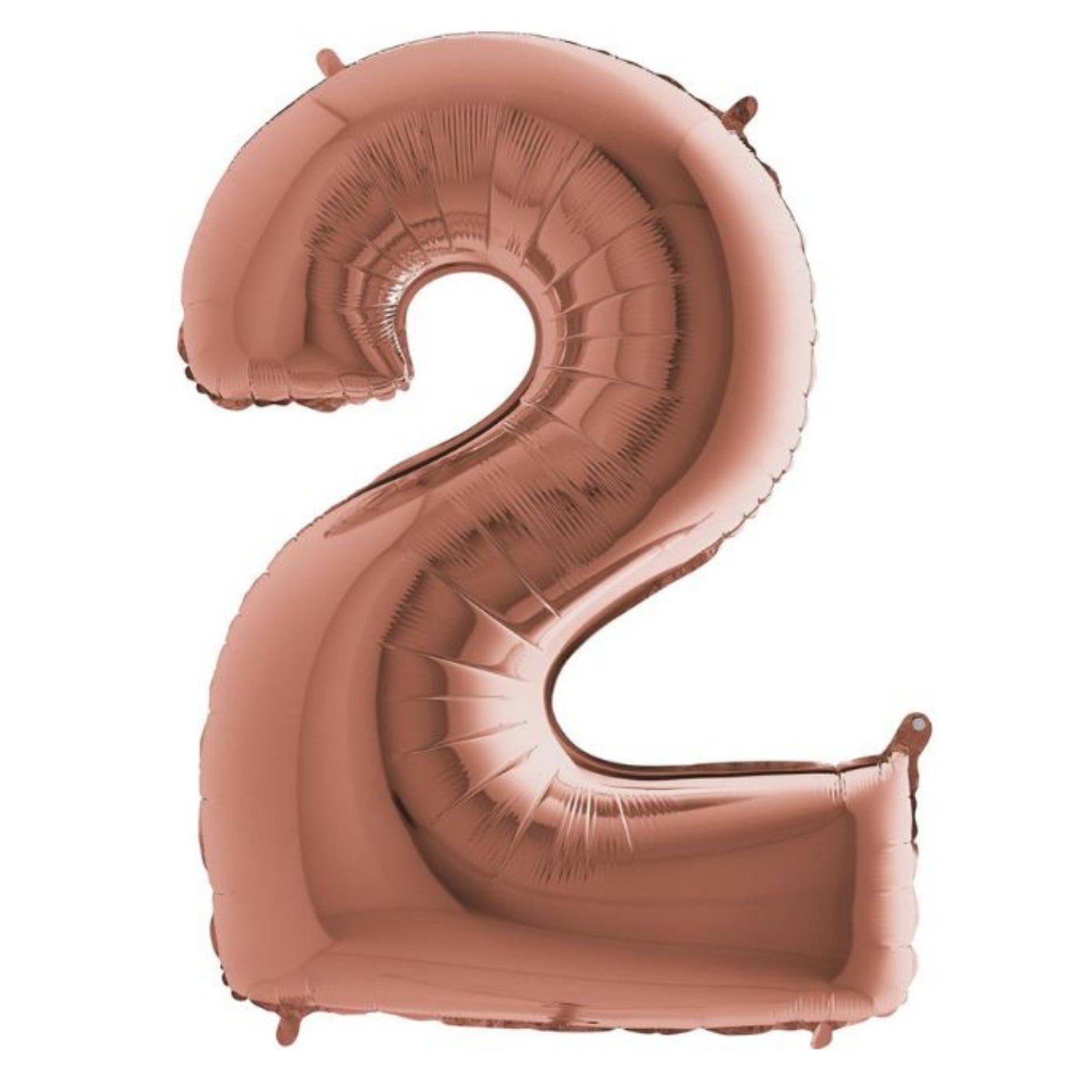 Zahl 2 rosegold 66cm EU