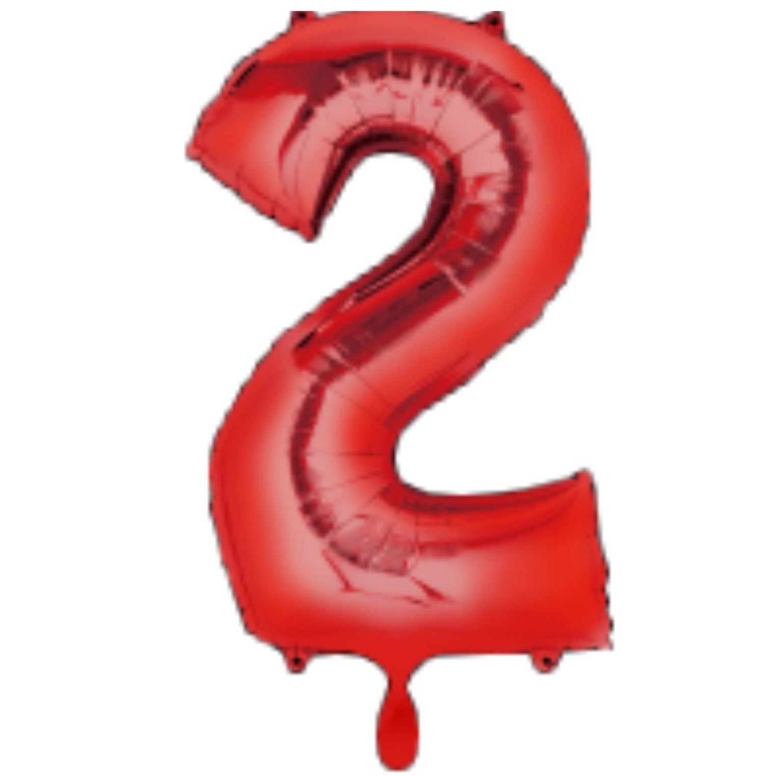 Zahl 2 rot XXL