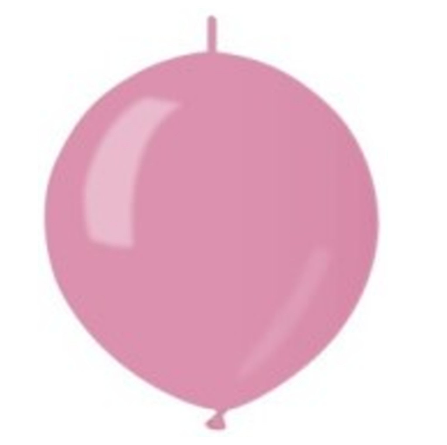 Kettballon rosa 33 glänzend