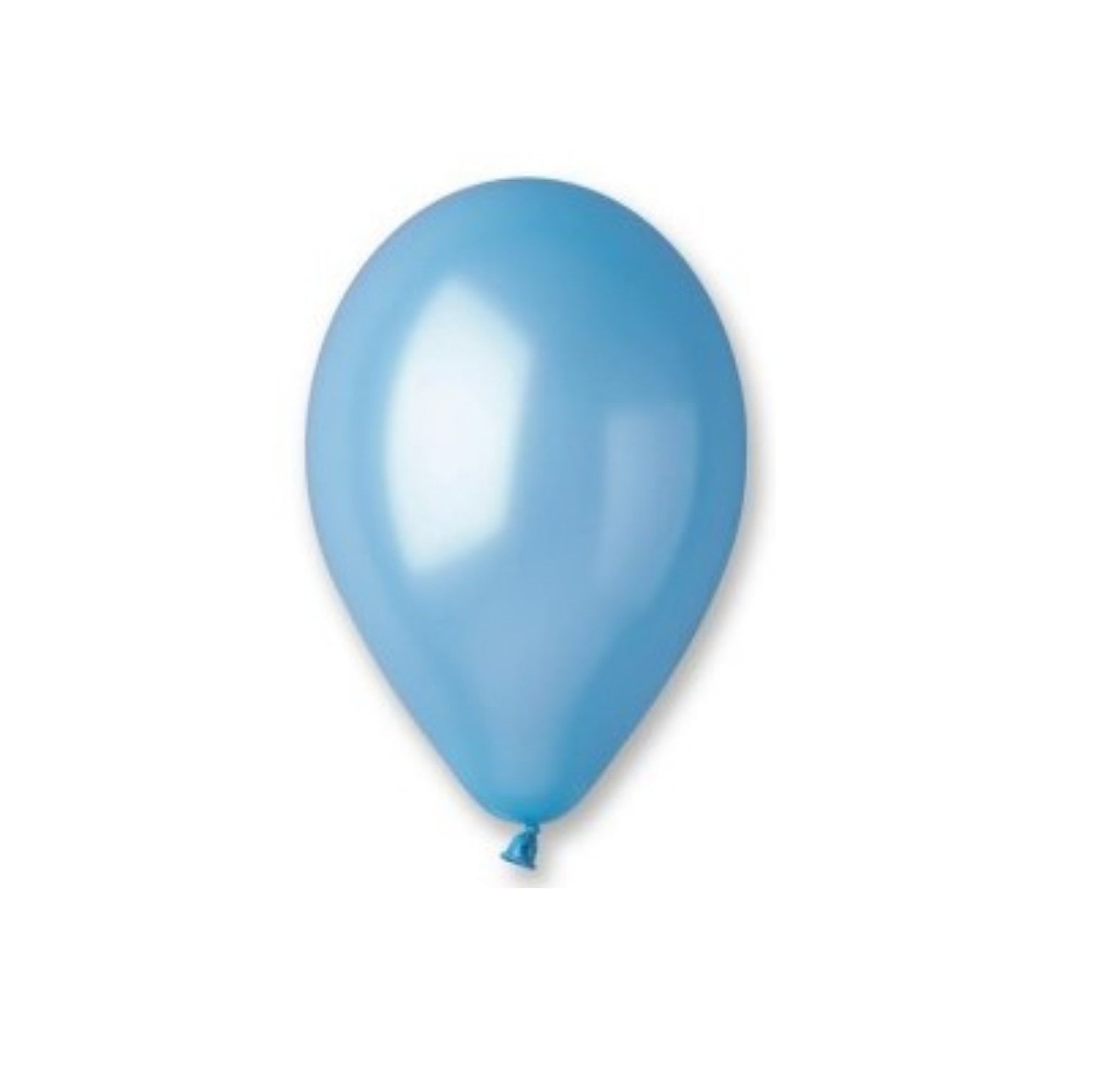 35 hellblau 25cm glänzend