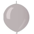 Kettballon silber 38 glänzend