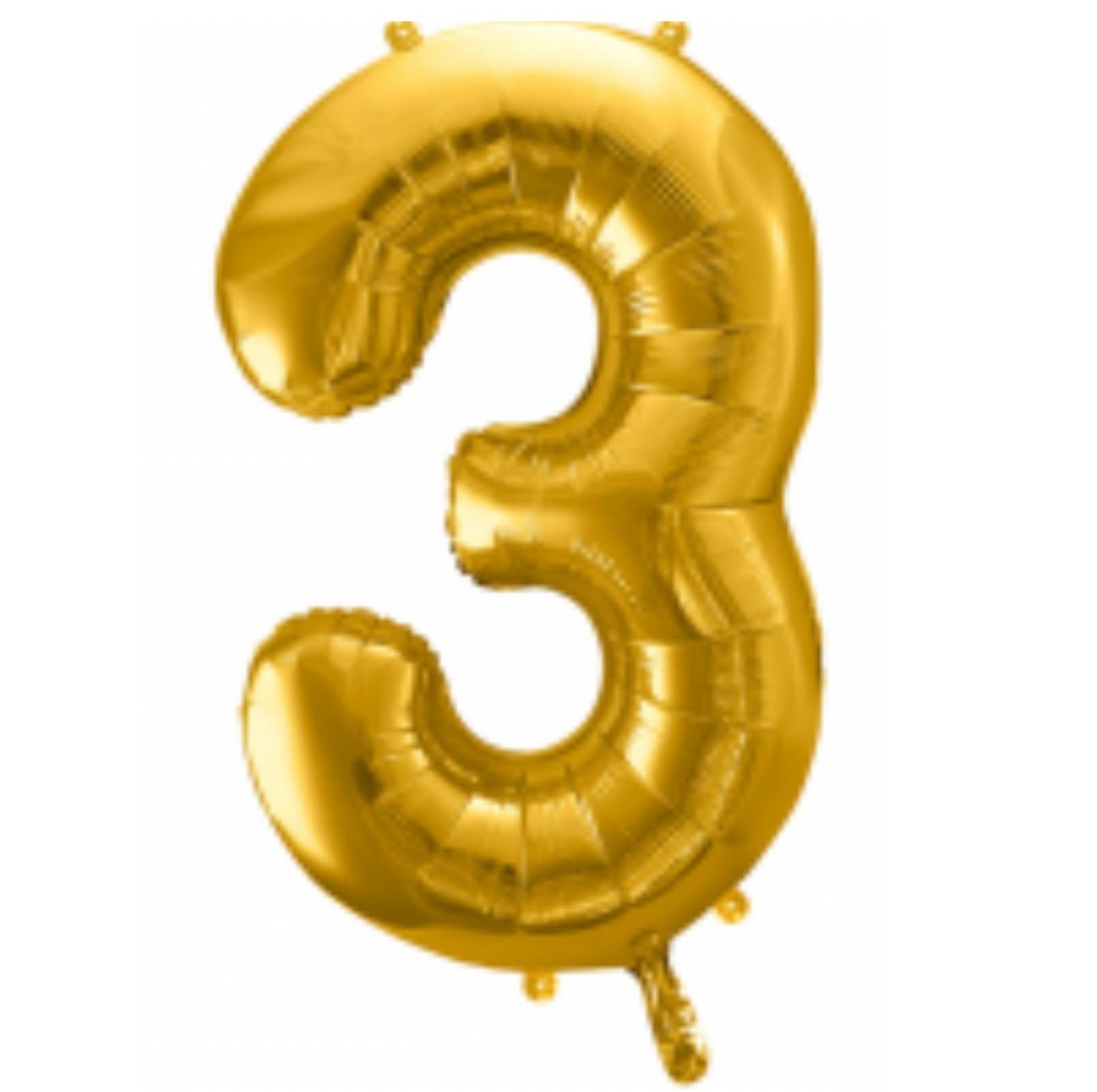 Zahl 3 gold XL EU