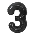 Zahl 3 schwarz XXL