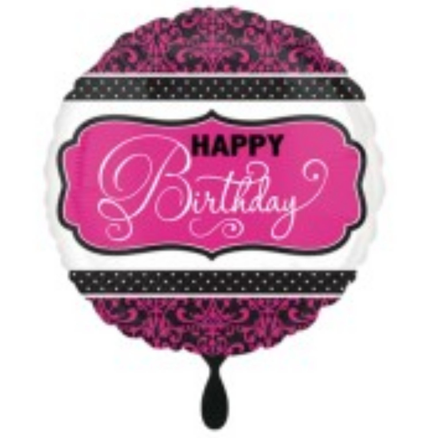 HB Pink Weiß Schnörkel