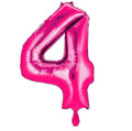 Zahl 4 pink 35cm