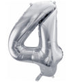 Zahl 4 silber 66cm EU