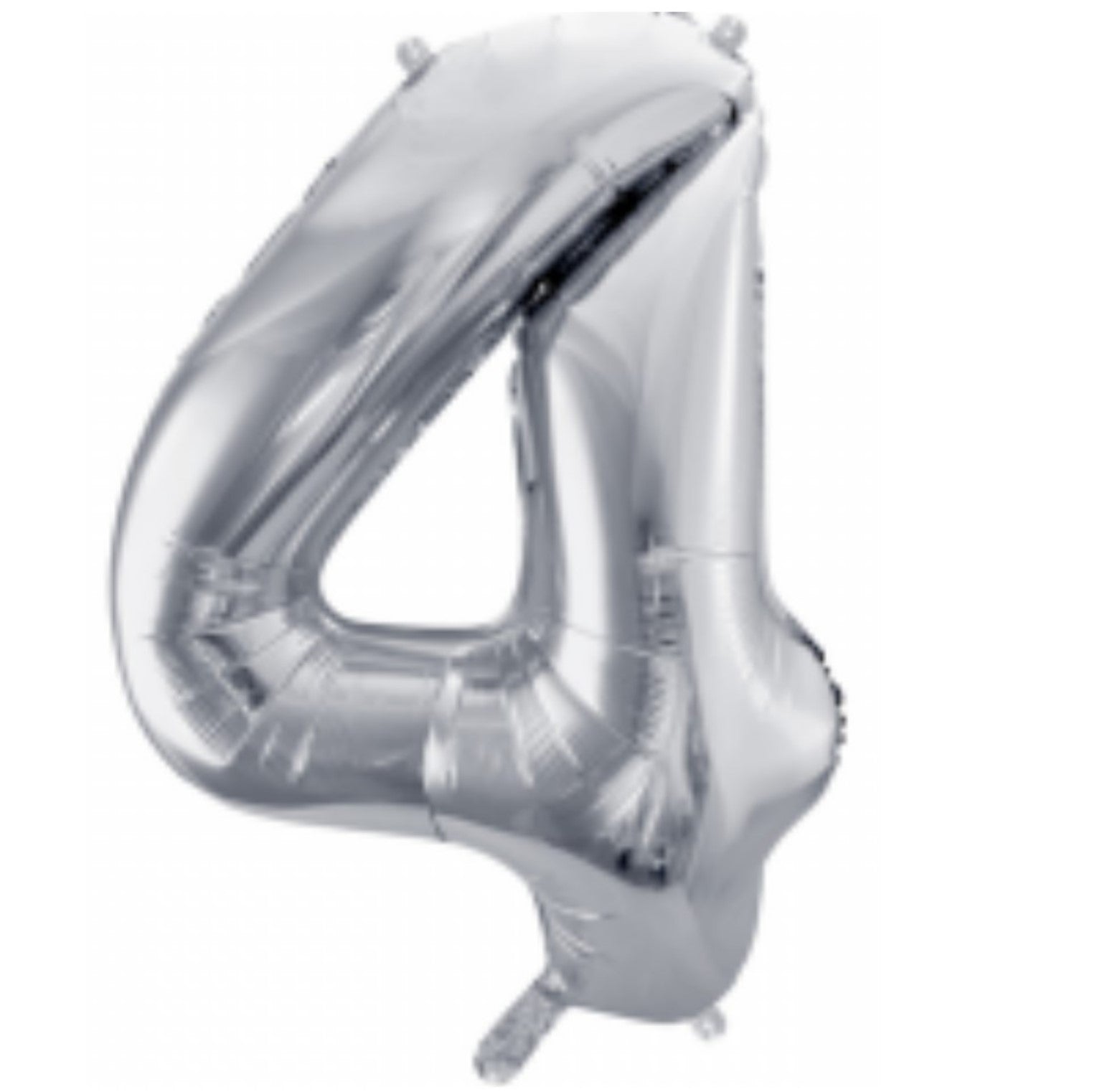 Zahl 4 silber 66cm EU