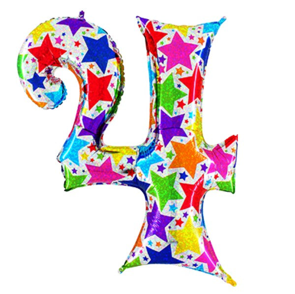 Zahl 4 Sterne