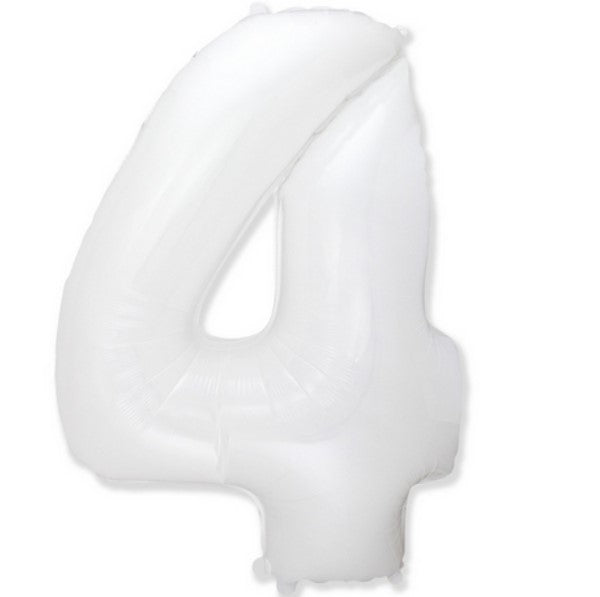 Zahl XXL weiß 4