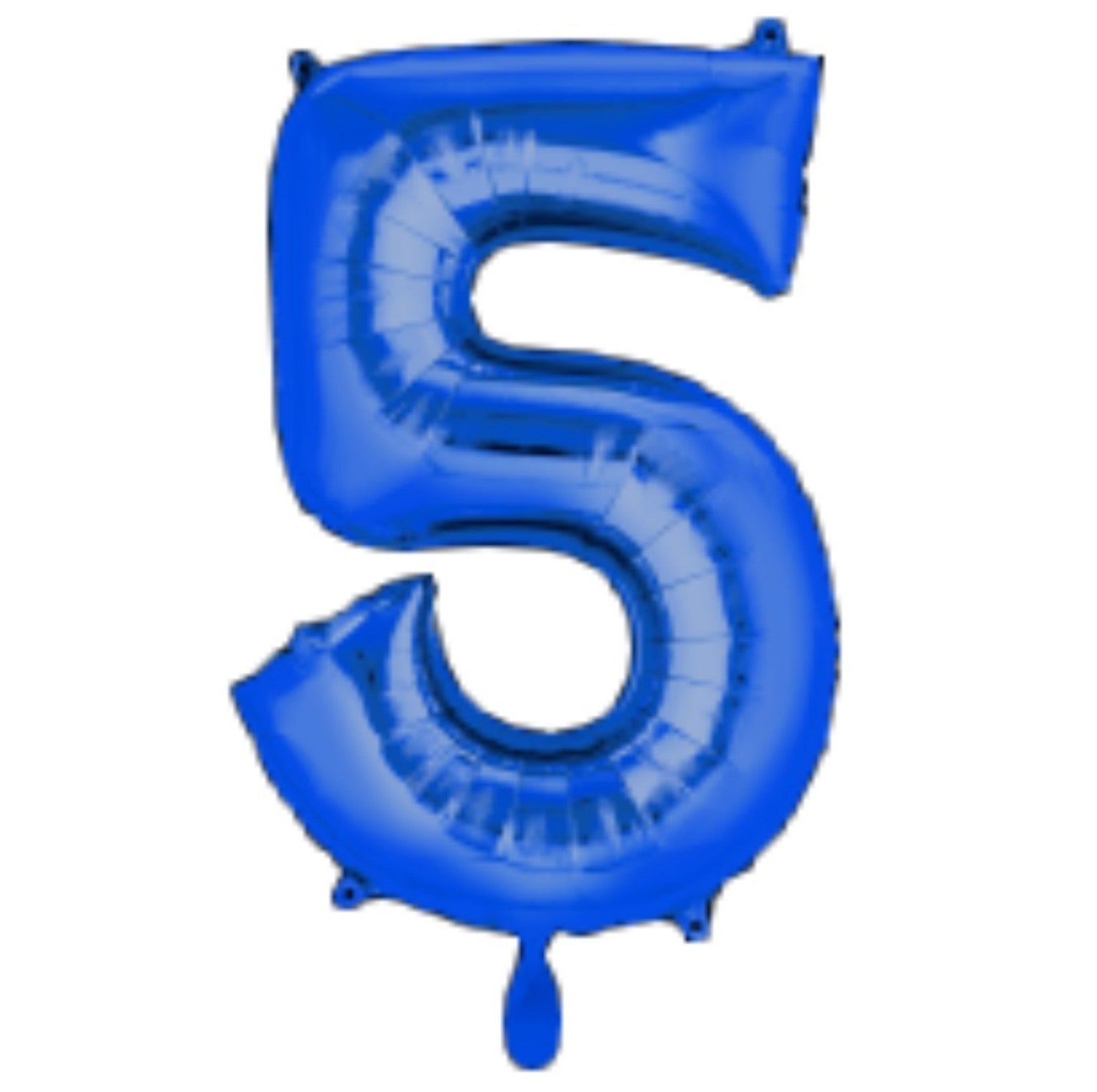 Zahl 5 blau XL