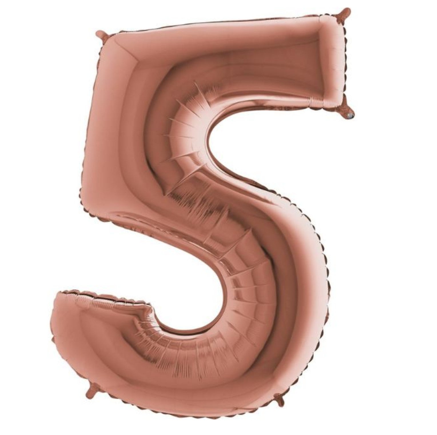 Zahl 5 rosegold 66cm EU