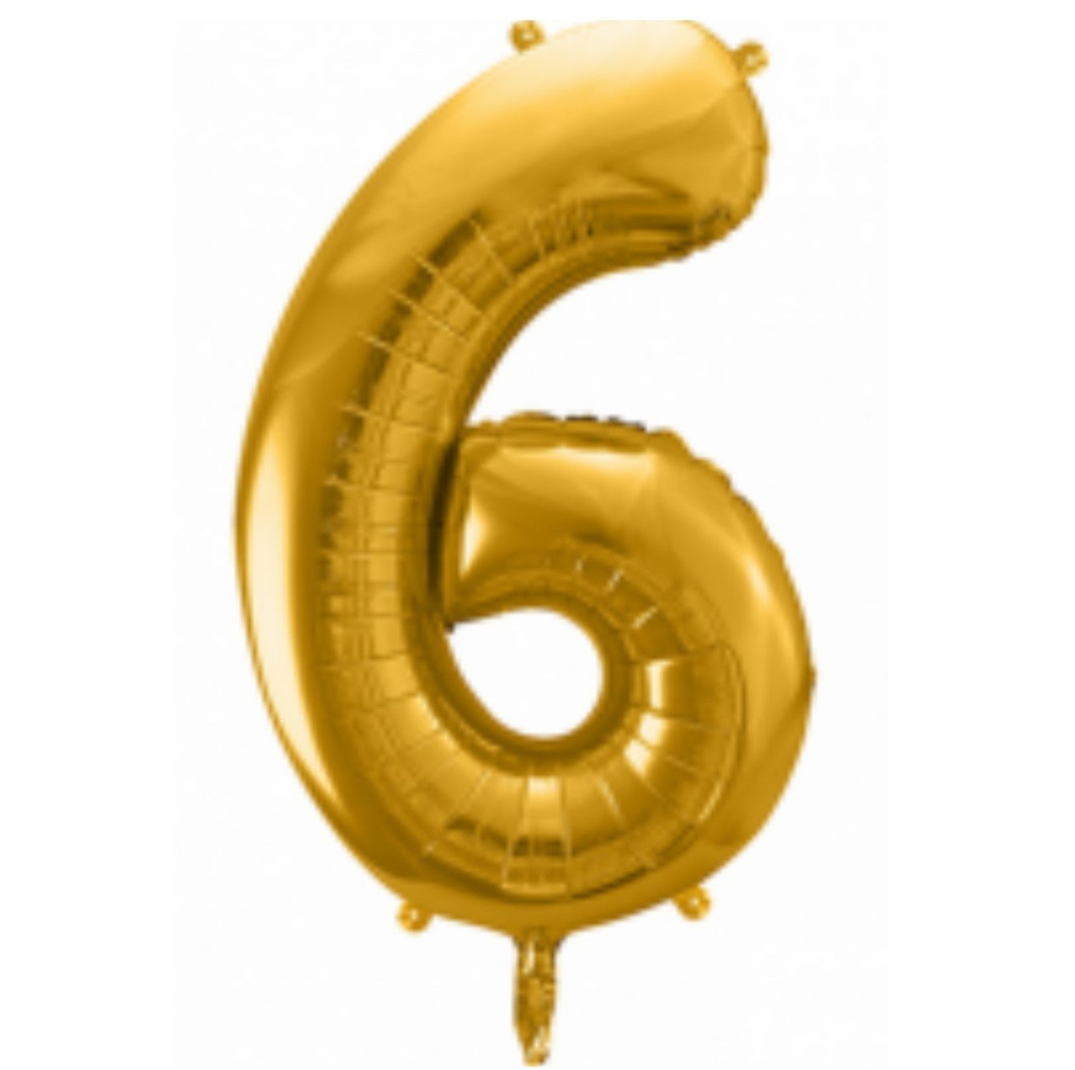 Zahl 6 gold XL EU