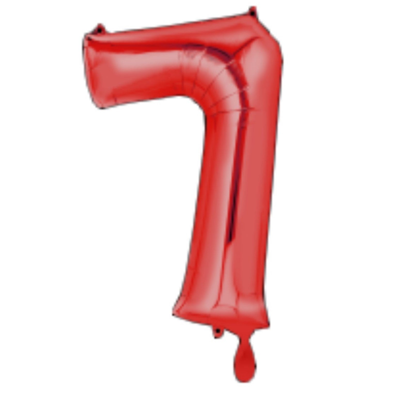 Zahl 7 rot XXL