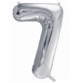 Zahl 7 silber 66cm EU