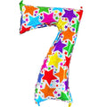 Zahl 7 Sterne