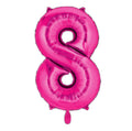 Zahl 8 pink 35cm