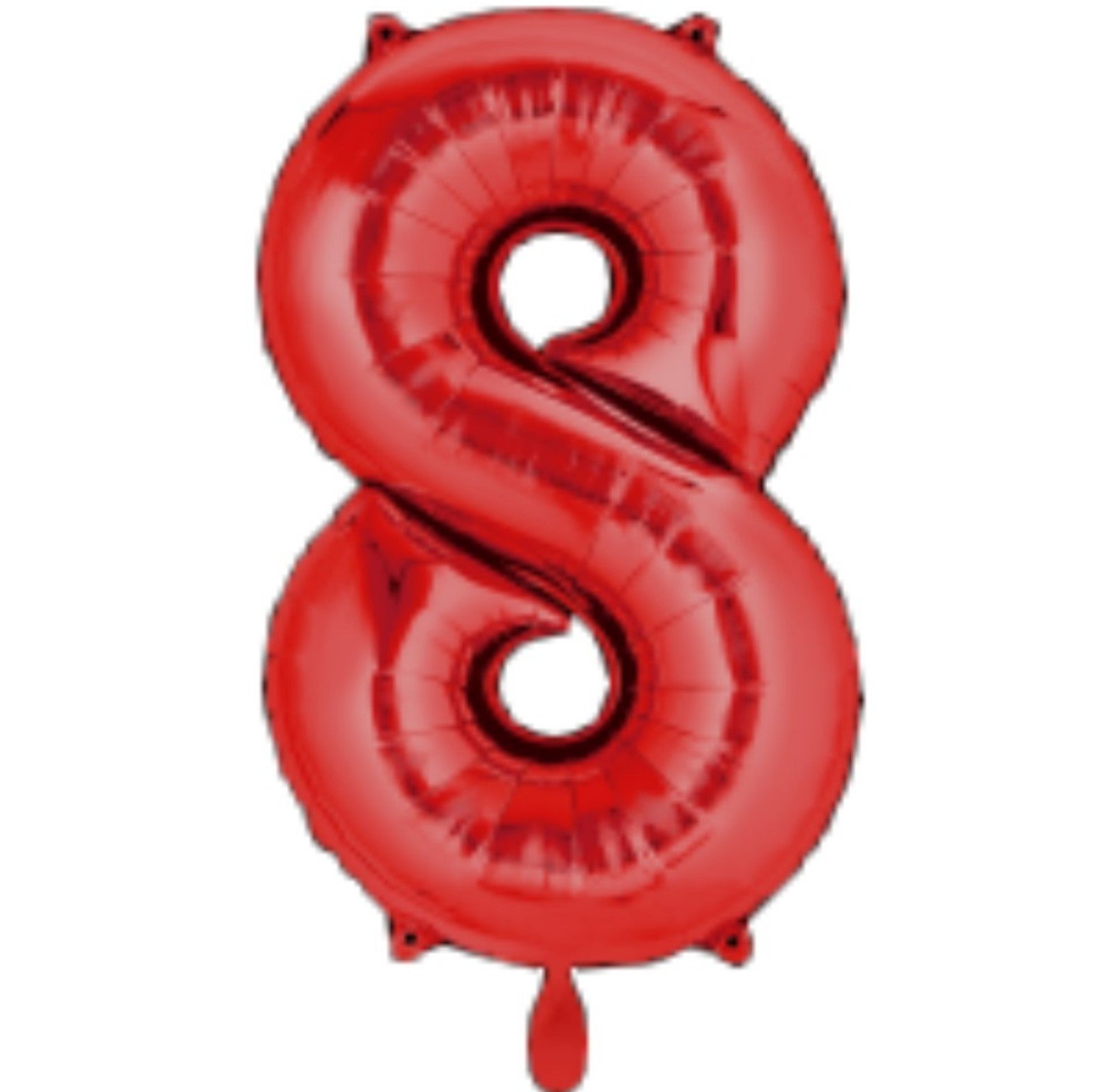 Zahl 8 rot XXL
