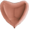 Herz 91cm rosegold EU