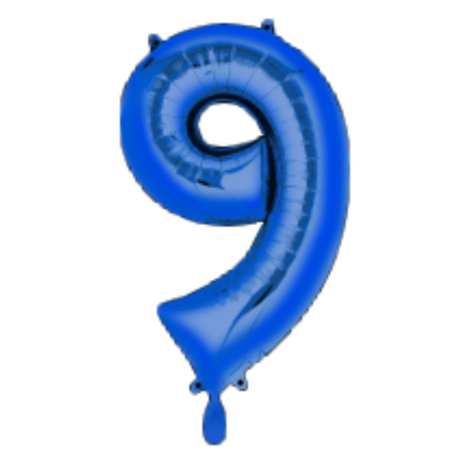 Zahl 9 blau XL