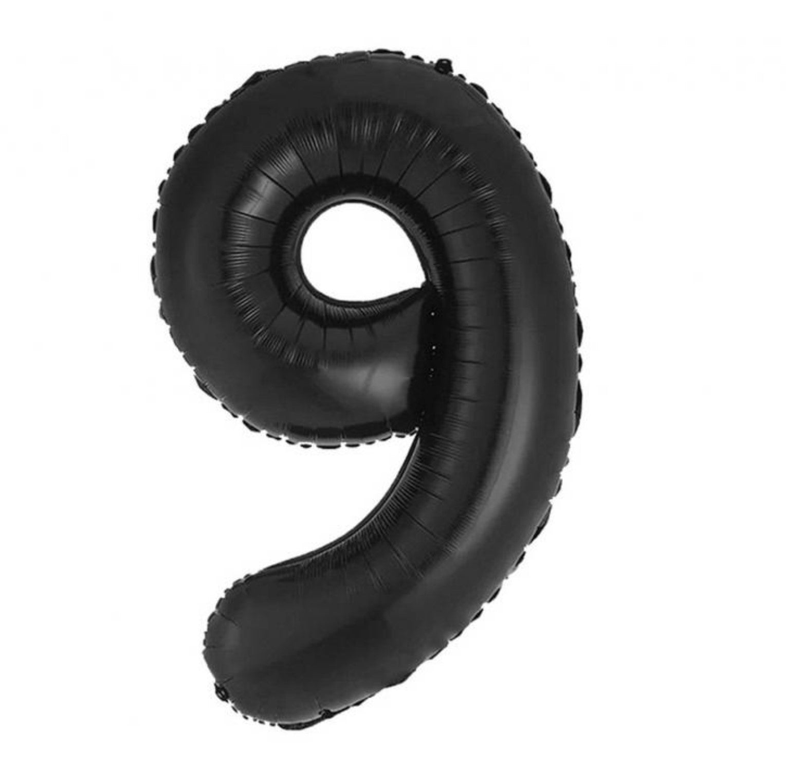 Zahl 9 schwarz XXL