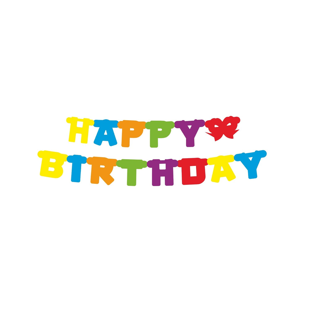 Banner Happy Birthday bunt