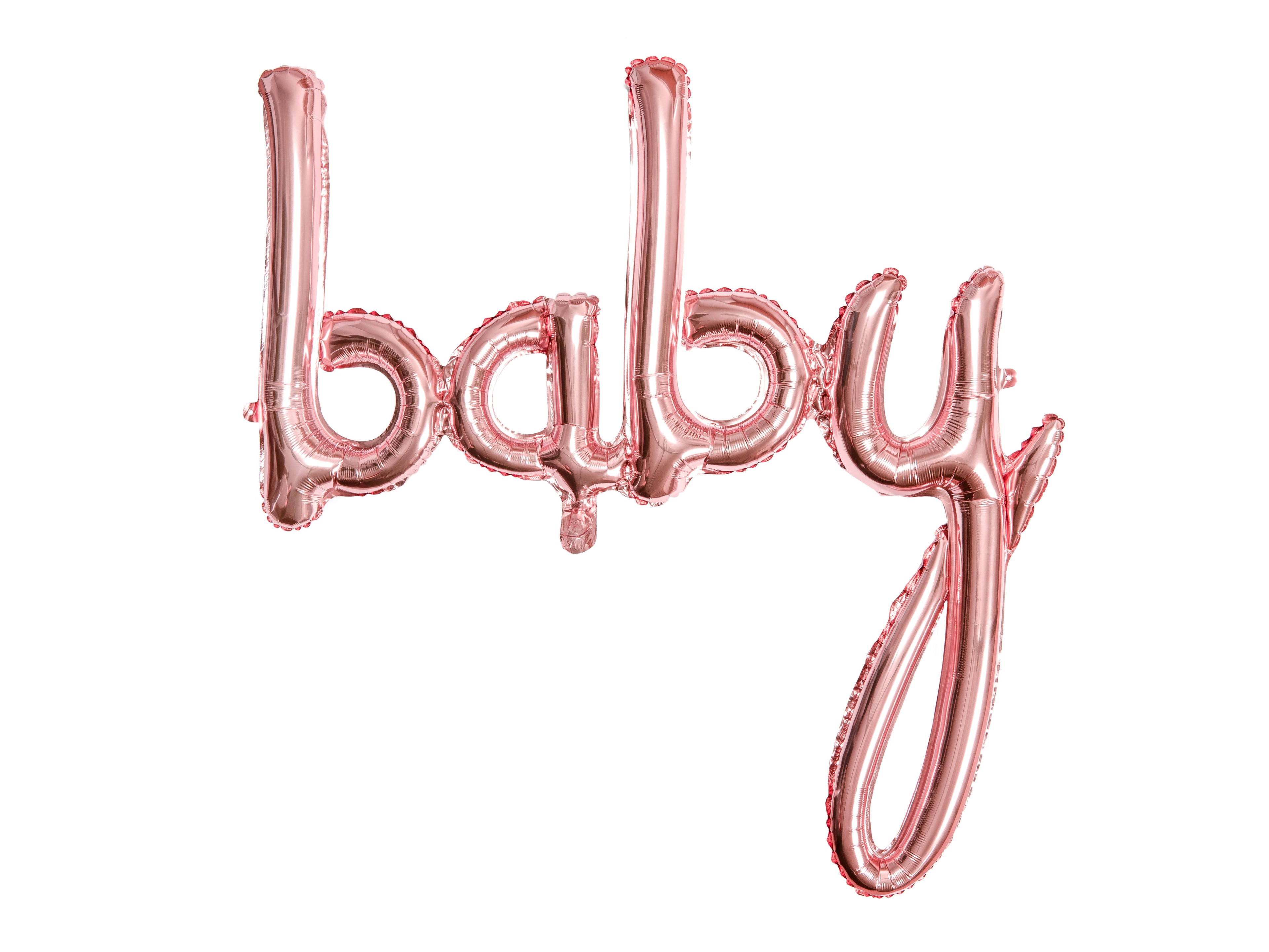 Schriftzug Baby rosegold