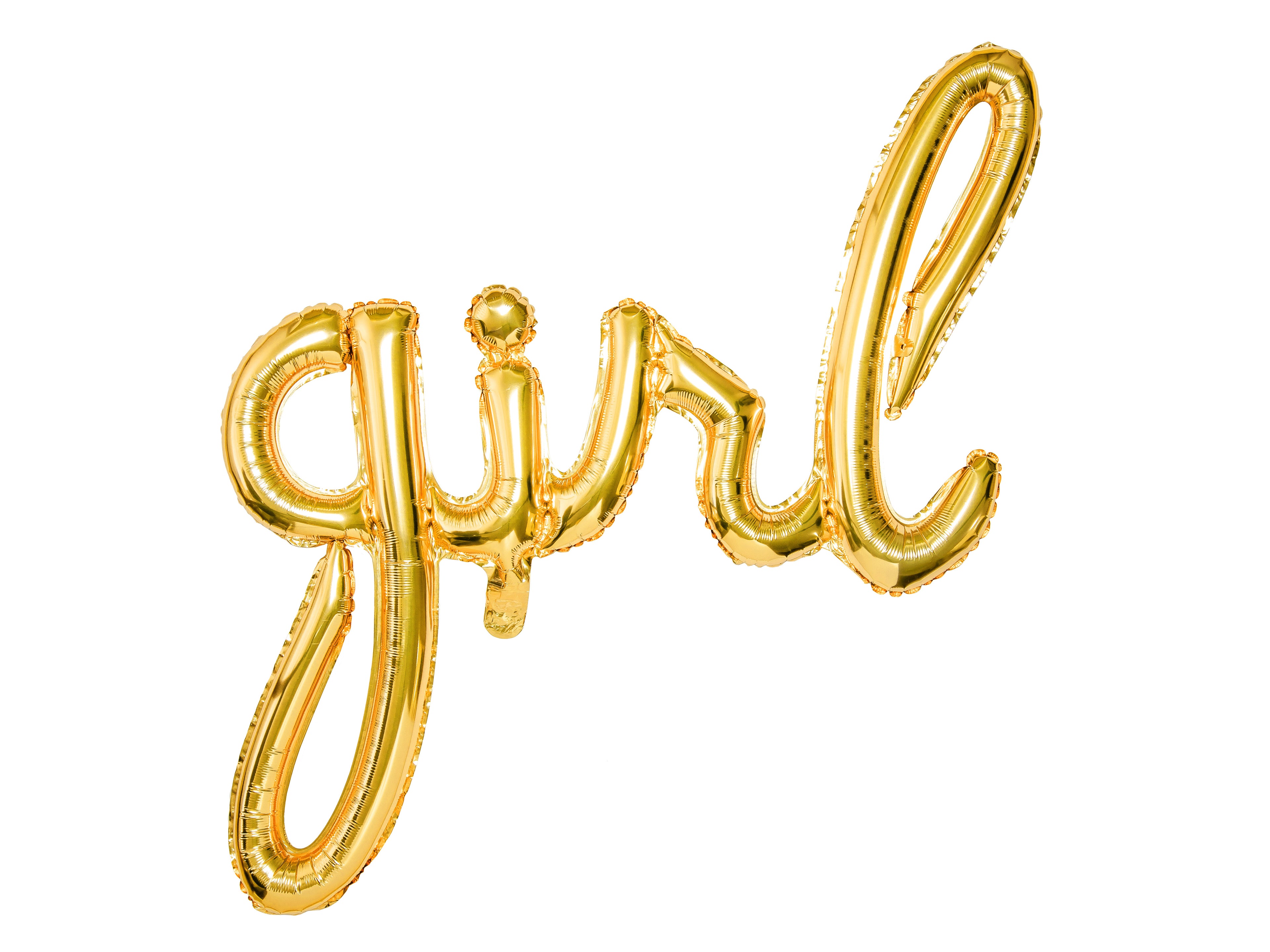 Schriftzug girl gold
