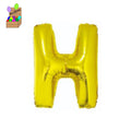 Buchstabe H Gold 35cm