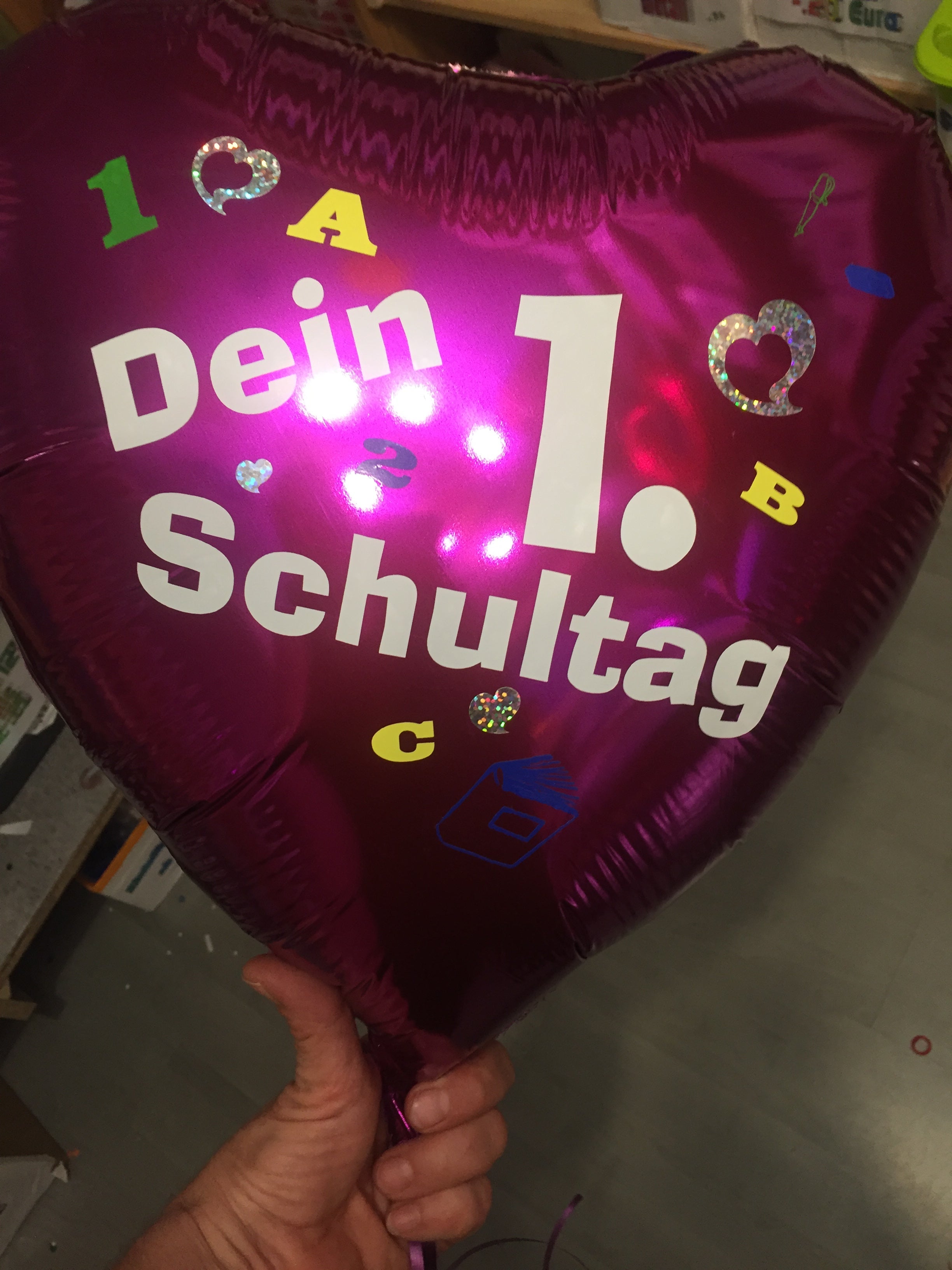 Dein 1. Schultag NAME (beidseitig)