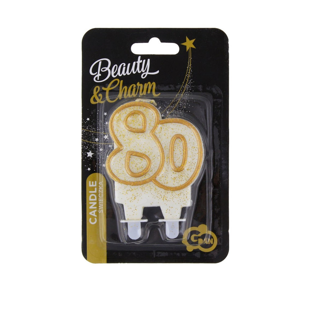 Kerze 80 gold
