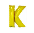 Buchstabe K gold 83cm mit Helium