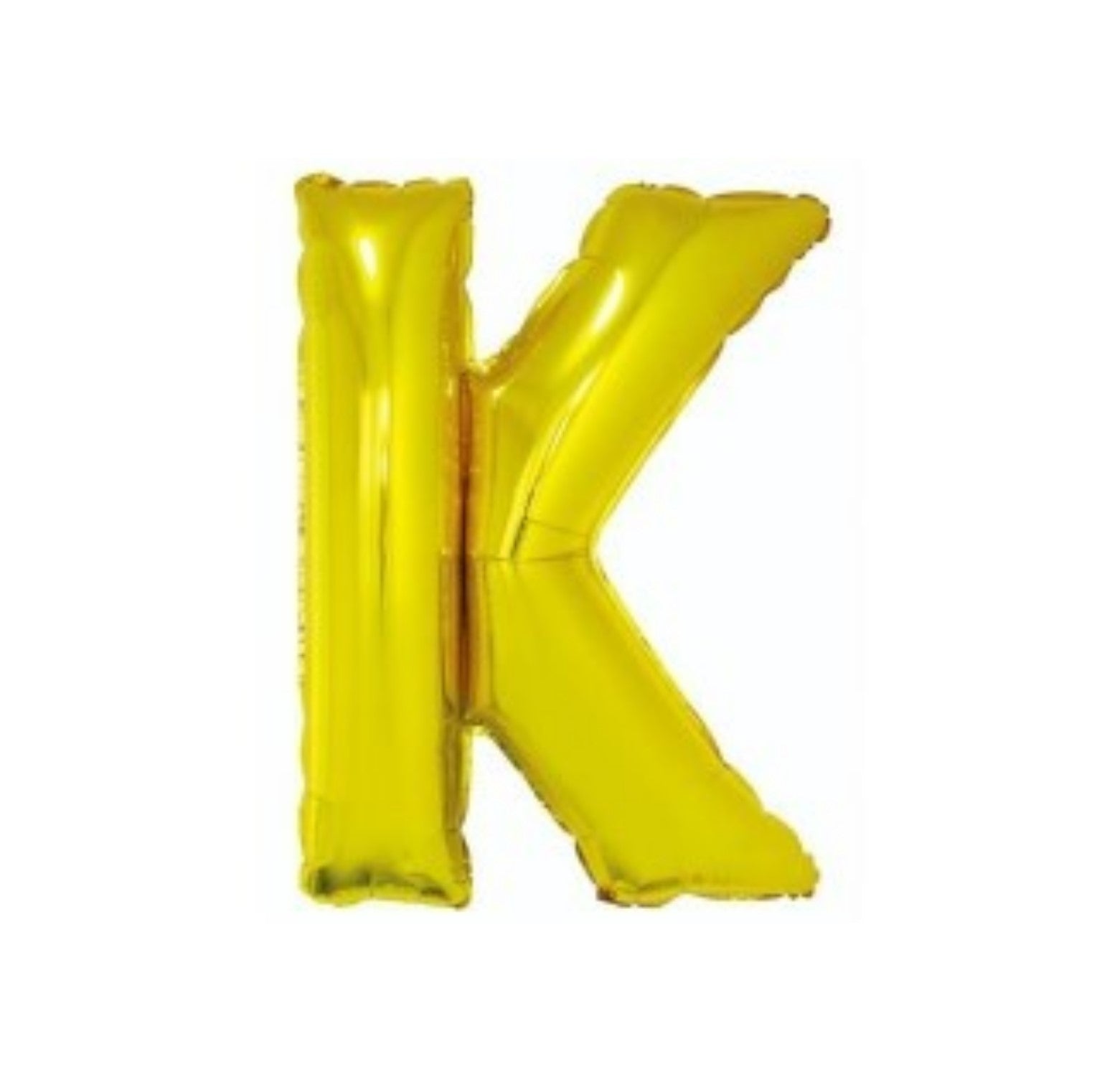 Buchstabe K gold 83cm mit Helium
