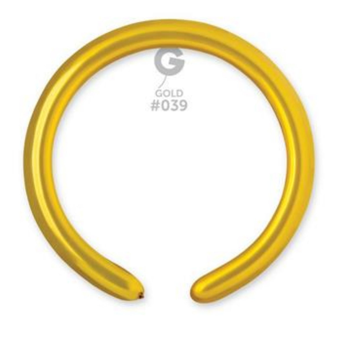 39 gold Modellierballon