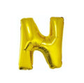 Buchstabe N gold 85cm