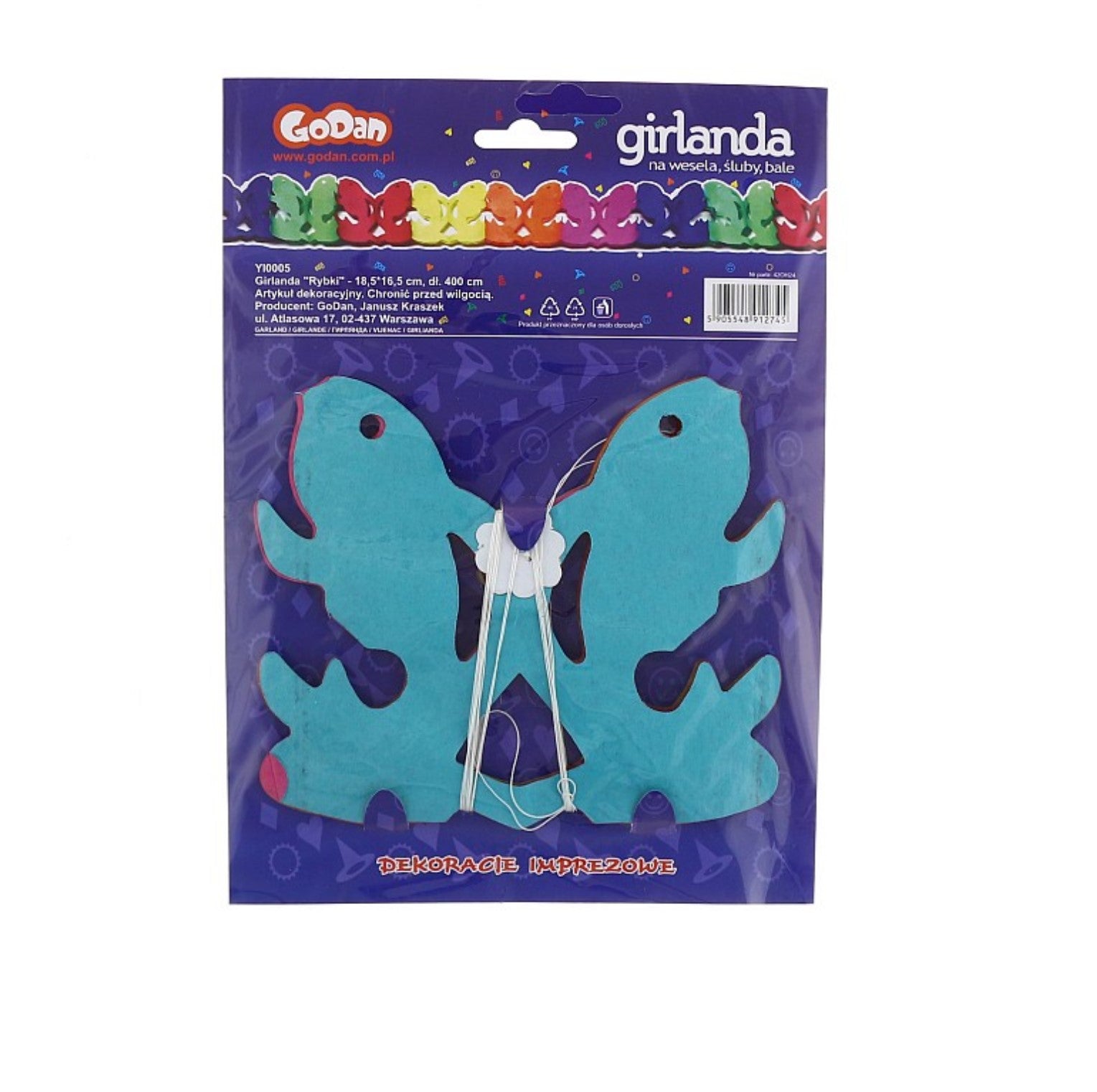 Girlande Papier Fische