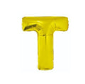 Buchstabe T Gold 35cm