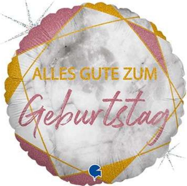 Alles Gute zum Geburtstag rosa/gold