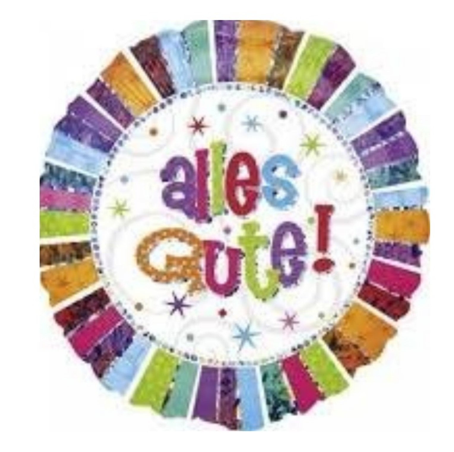 Alles Gute bunt holo