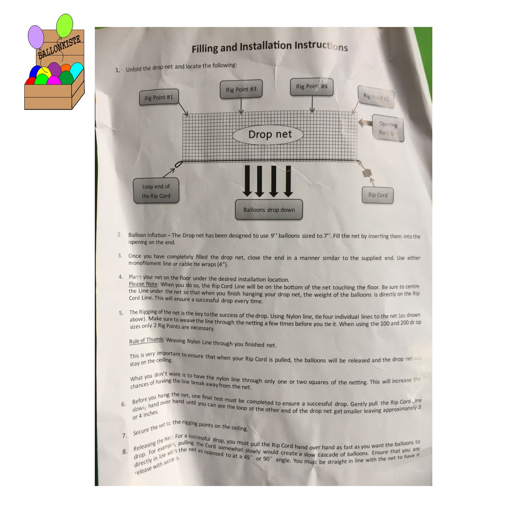 Ballonfallnetz 100