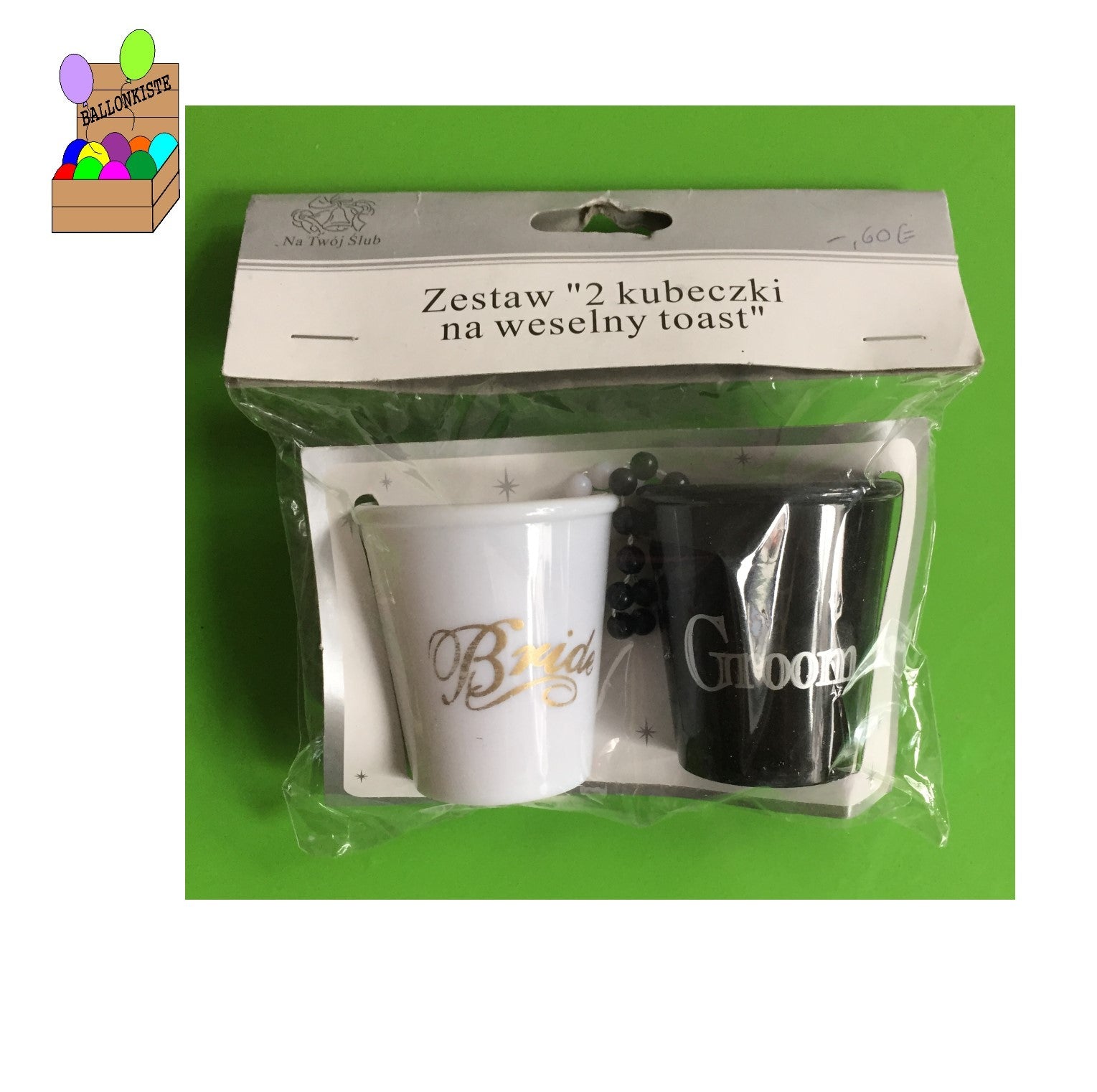 Hochzeit Paar-Becher