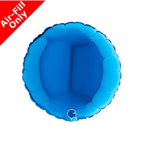 Mini Rund mit Luft 15cm blau