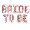 Schriftzug Bride to be