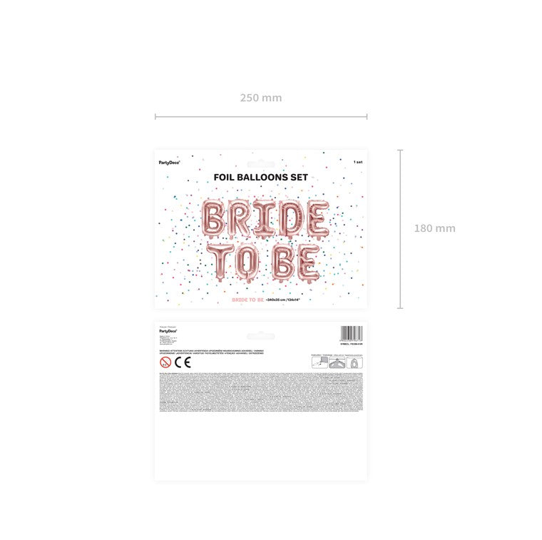 Schriftzug Bride to be